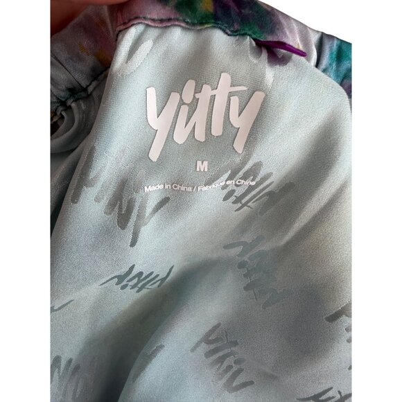 YITTY Fabletics Lizzie Multicolor Logo Silky Tank Top Size Medium - Picture 9 of 9
